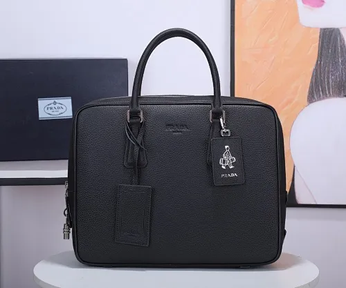 All categories 💚 Top version men’s bag 💚 PRADA 2023 official latest version PRADA briefcase