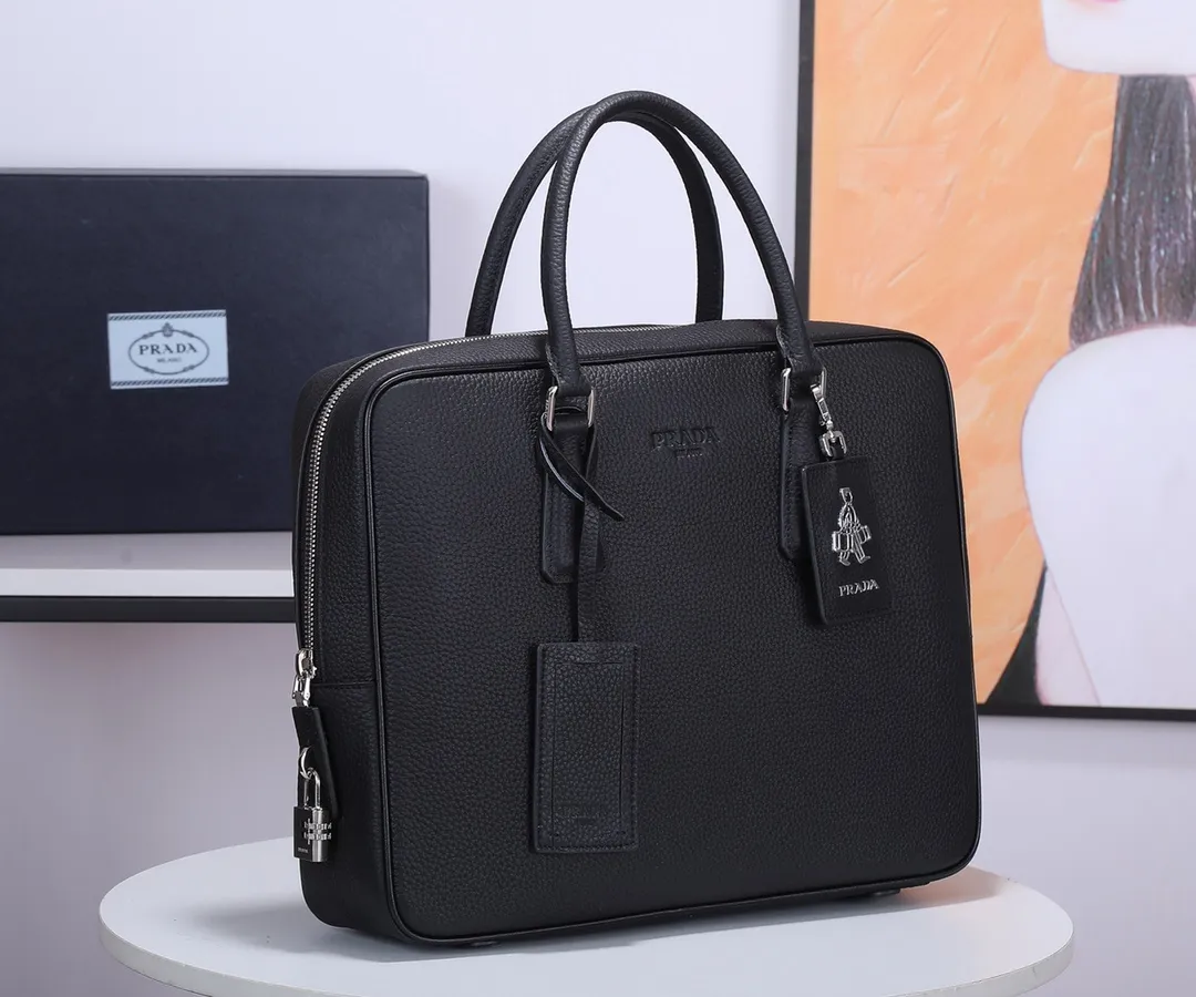All categories 💚 Top version men’s bag 💚 PRADA 2023 official latest version PRADA briefcase