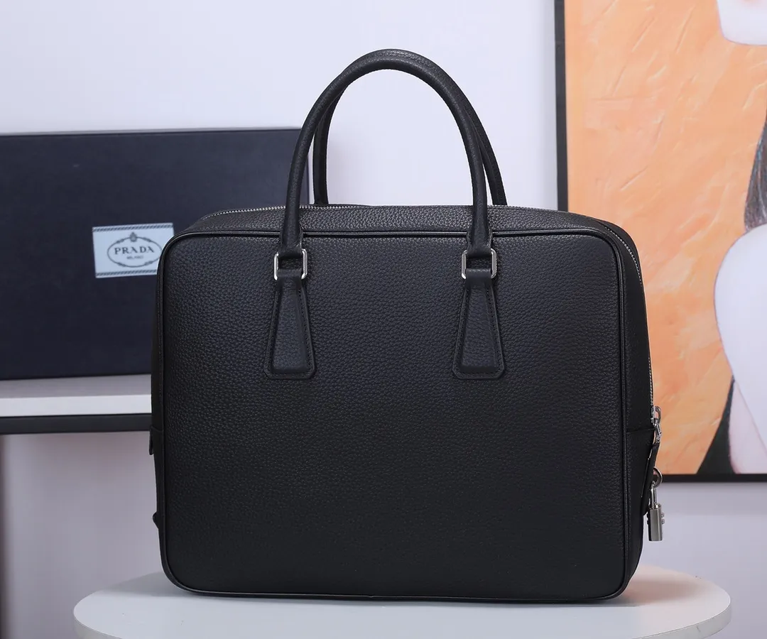 All categories 💚 Top version men’s bag 💚 PRADA 2023 official latest version PRADA briefcase