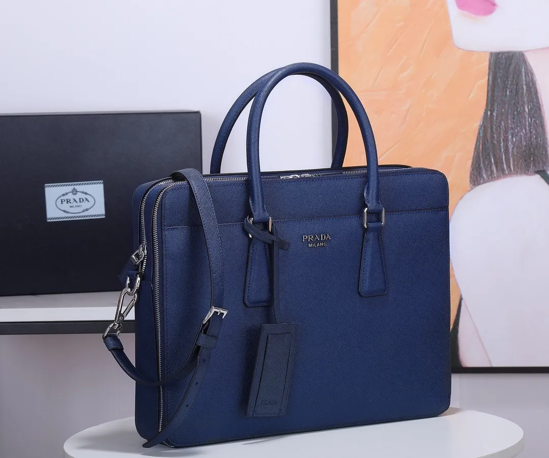 All categories 💚 Top version men’s bag 💚 PRADA 2023 official latest version PRADA briefcase