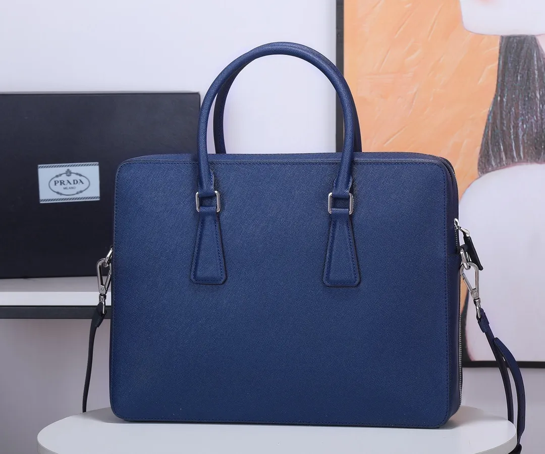 All categories 💚 Top version men’s bag 💚 PRADA 2023 official latest version PRADA briefcase