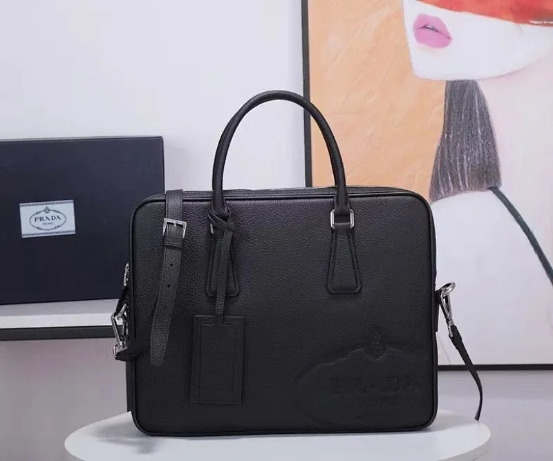 All categories 💚 Top version men’s bag 💚 PRADA 2023 official latest version PRADA briefcase