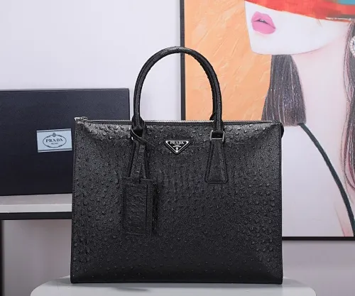 All categories 💚 Top version men’s bag 💚 PRADA 2023 official latest version PRADA briefcase