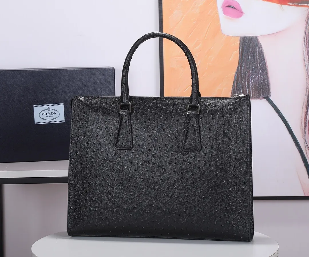 All categories 💚 Top version men’s bag 💚 PRADA 2023 official latest version PRADA briefcase