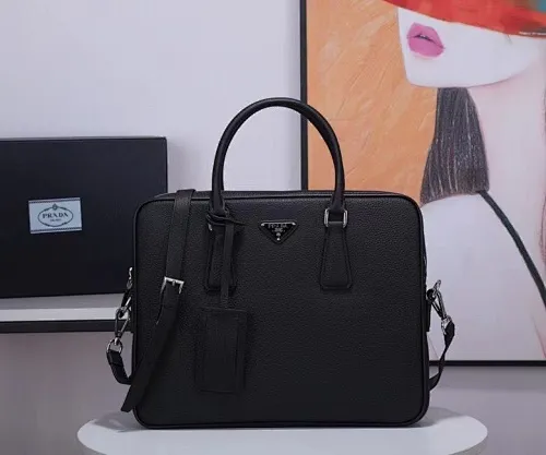All categories 💚 Top version men’s bag 💚 PRADA 2023 official latest version PRADA briefcase