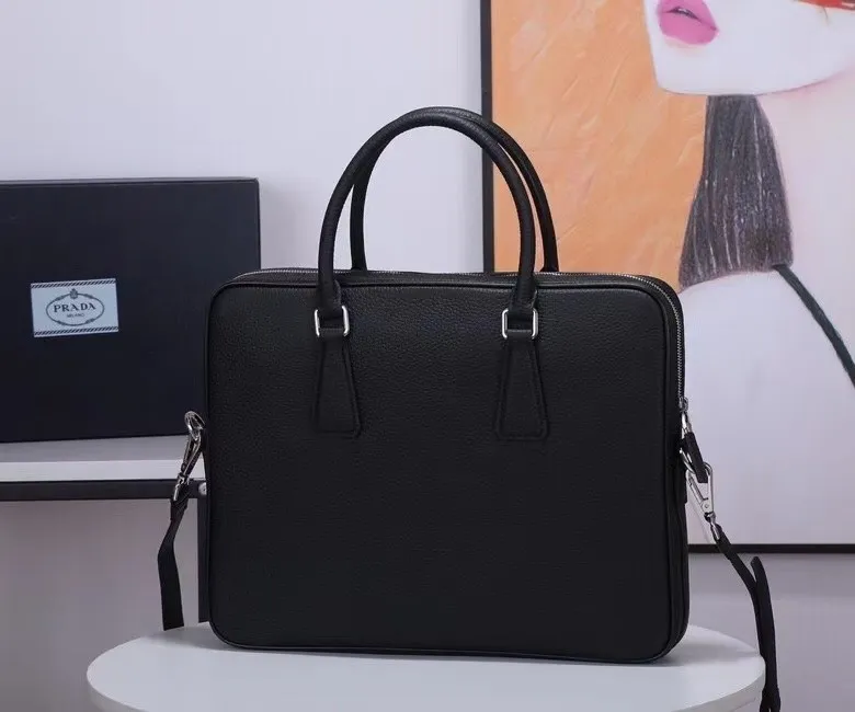 All categories 💚 Top version men’s bag 💚 PRADA 2023 official latest version PRADA briefcase