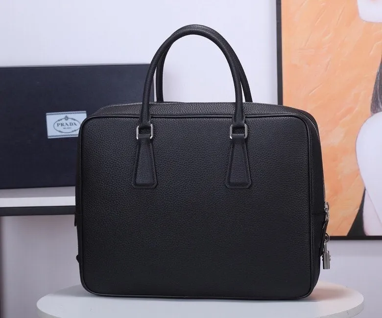 All categories 💚 Top version men’s bag 💚 PRADA 2023 official latest version PRADA briefcase