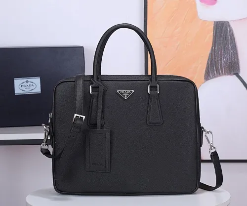 All categories 💚 Top version men’s bag 💚 PRADA 2023 official latest version PRADA briefcase