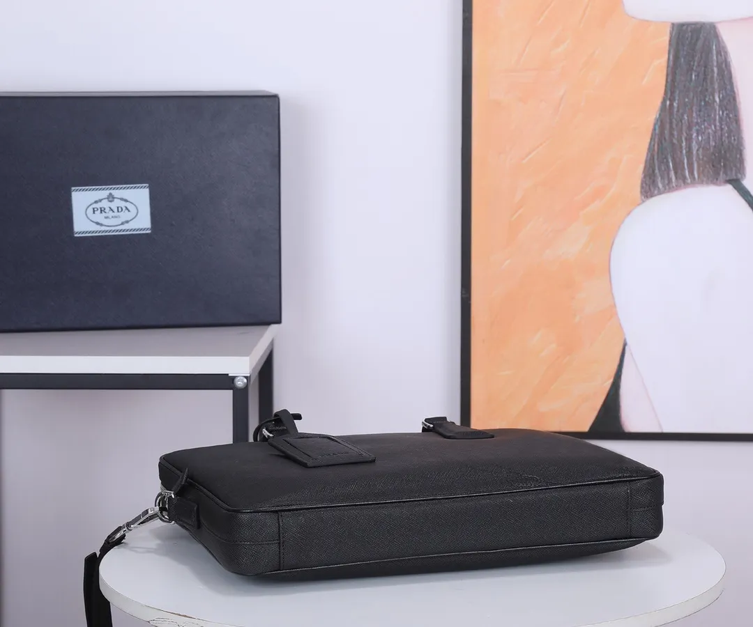All categories 💚 Top version men’s bag 💚 PRADA 2023 official latest version PRADA briefcase