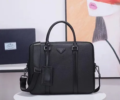 All categories 💚 Top version men’s bag 💚 PRADA 2023 official latest version PRADA briefcase