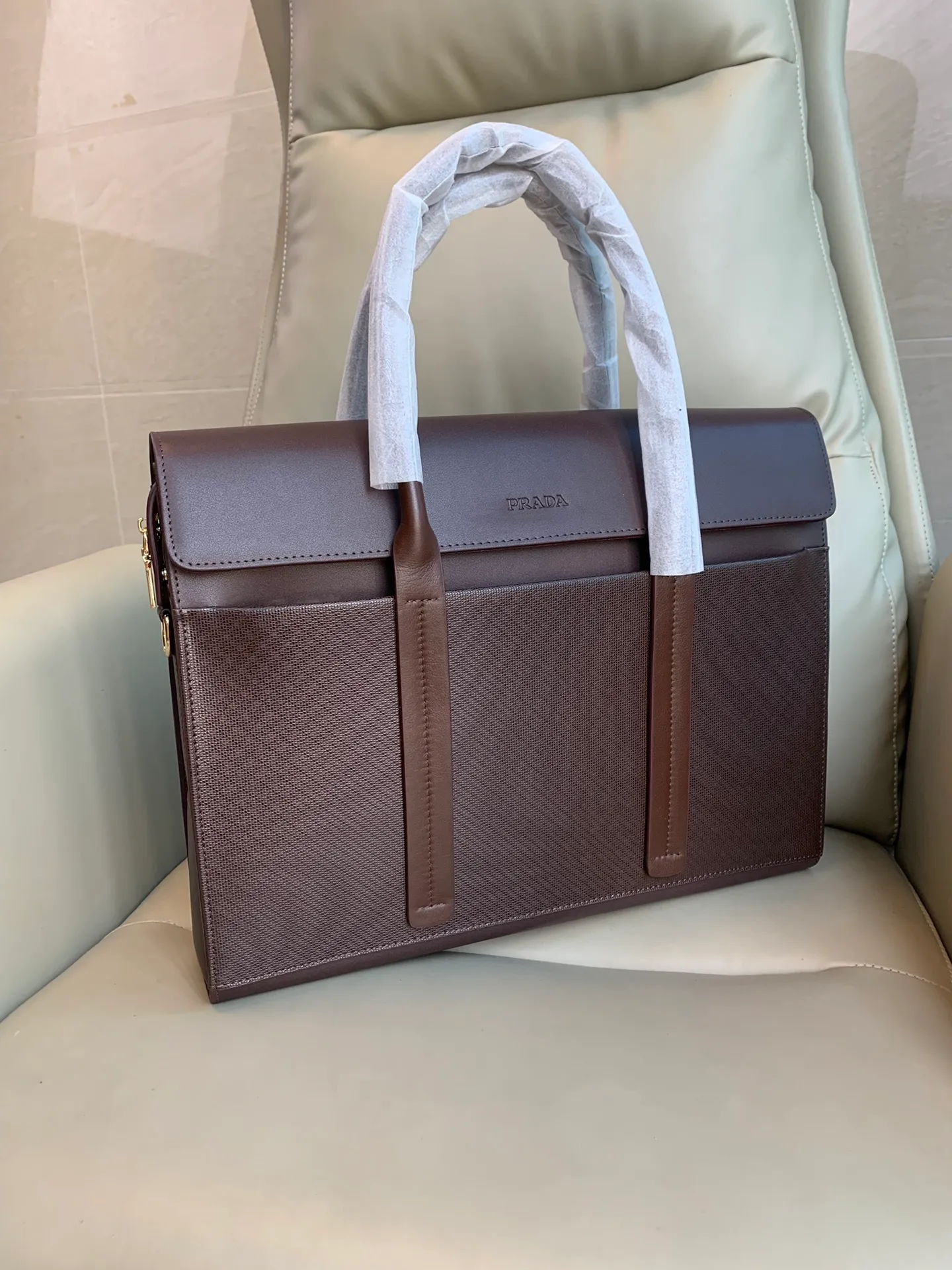 All Categories 💚 Top Version Men’s Bags 💚 PRADA 2024 New Prada Briefcase