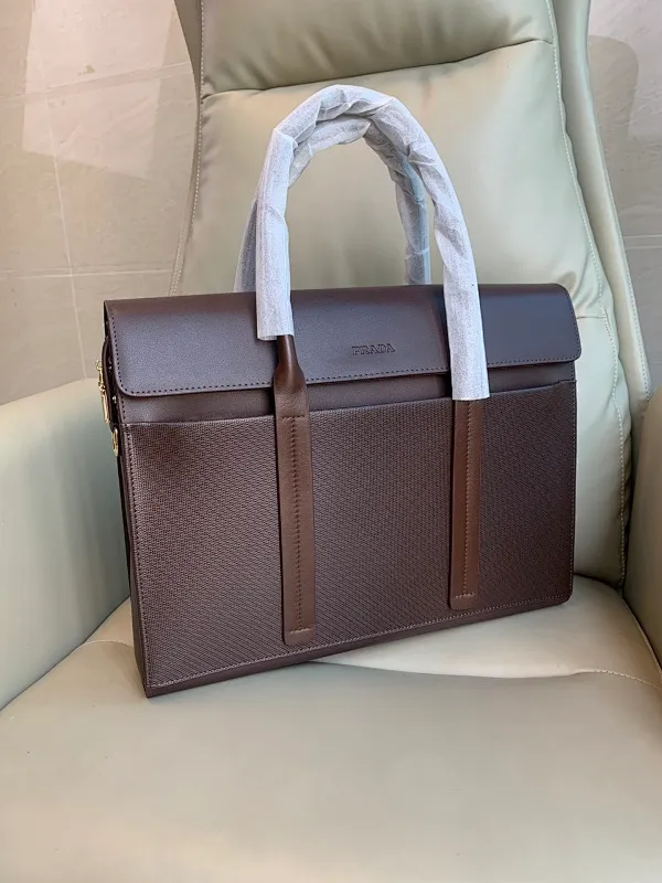 All Categories 💚 Top Version Men’s Bags 💚 PRADA 2024 New Prada Briefcase