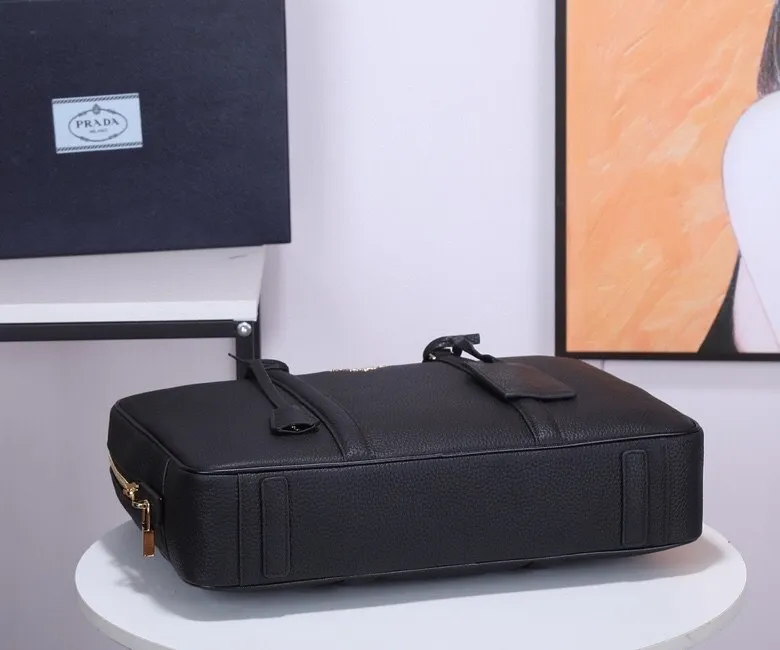 All categories 💚 Top version men’s bag 💚 PRADA 2023 official latest version PRADA briefcase