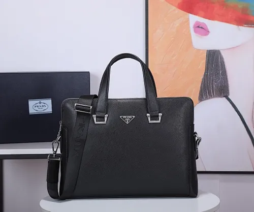 All Categories 💚 Top Version Men’s Bags 💚 PRADA 2026 Official Latest Version Prada Briefcase