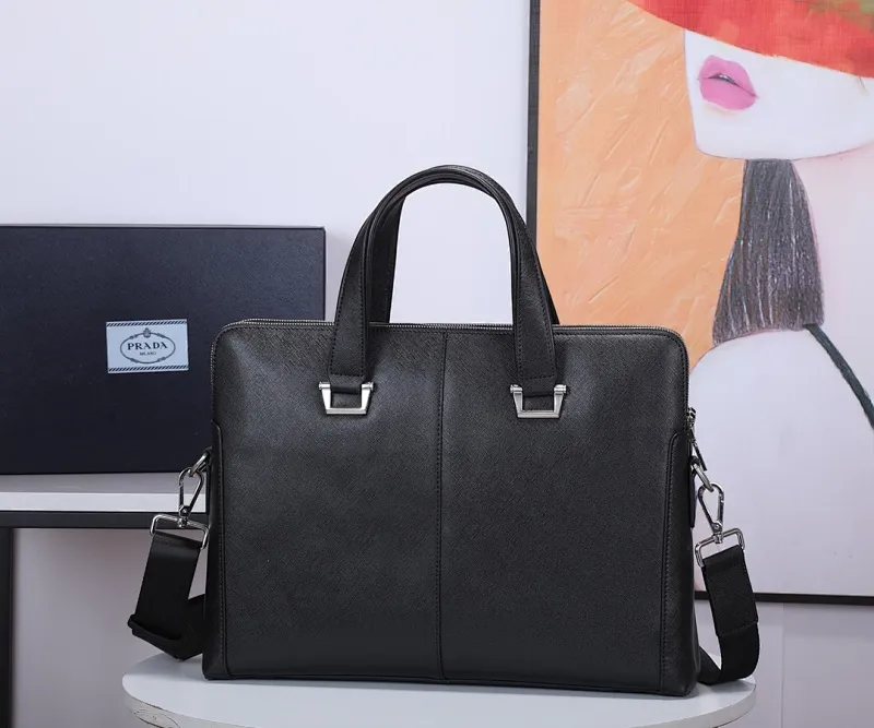 All Categories 💚 Top Version Men’s Bags 💚 PRADA 2026 Official Latest Version Prada Briefcase