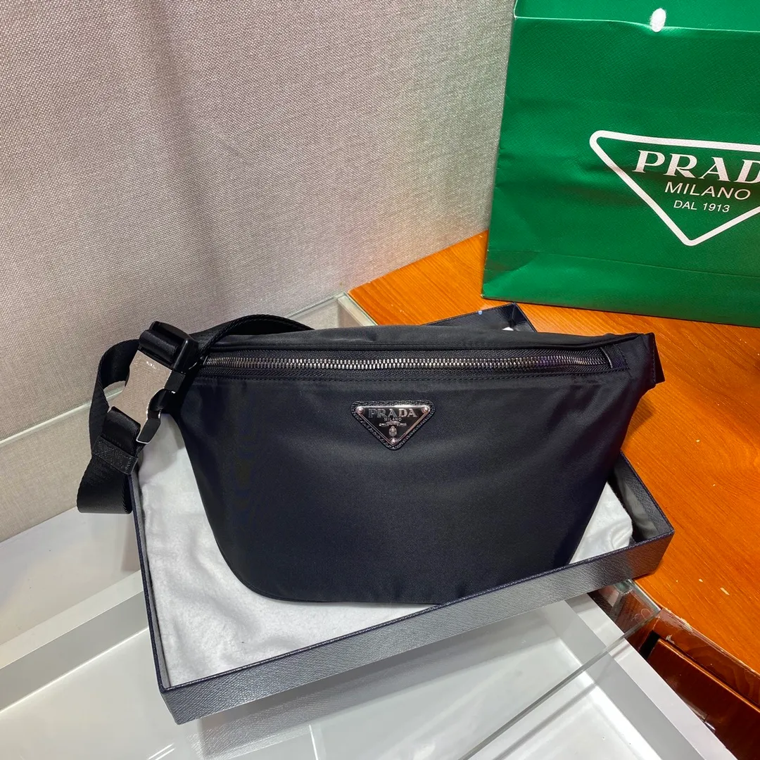 All Categories 💚 Top Version Men’s Bags 💚 PRADA 2023 New Prada Belt Bag