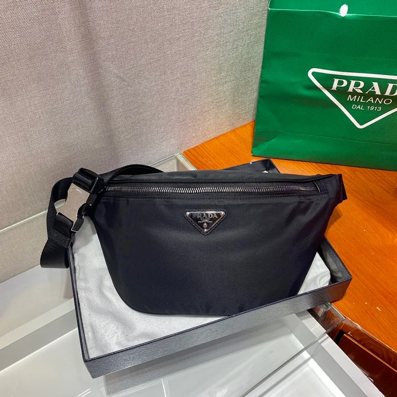 All Categories 💚 Top Version Men’s Bags 💚 PRADA 2023 New Prada Belt Bag
