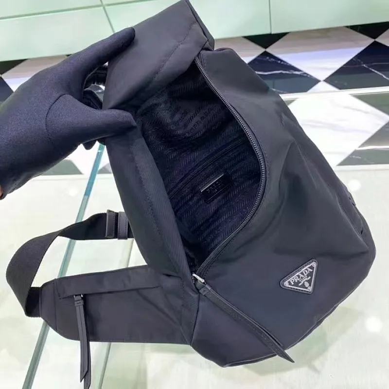All Categories 💚 Top Version Men’s Bags 💚 PRADA 2023 Official Latest Version PRADA Chest Bag