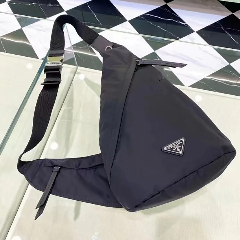 All Categories 💚 Top Version Men’s Bags 💚 PRADA 2023 Official Latest Version PRADA Chest Bag