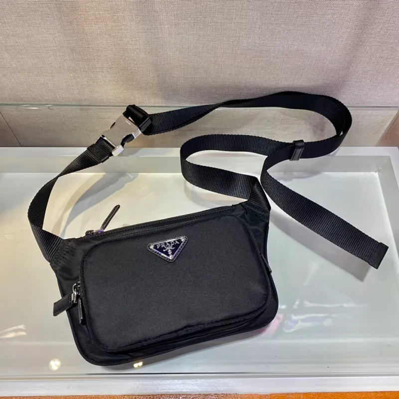All Categories 💚 Top Version Men’s Bags 💚 PRADA 2023 Official Latest Version PRADA Belt Bag