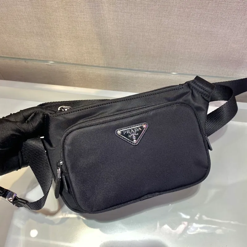 All Categories 💚 Top Version Men’s Bags 💚 PRADA 2023 Official Latest Version PRADA Belt Bag