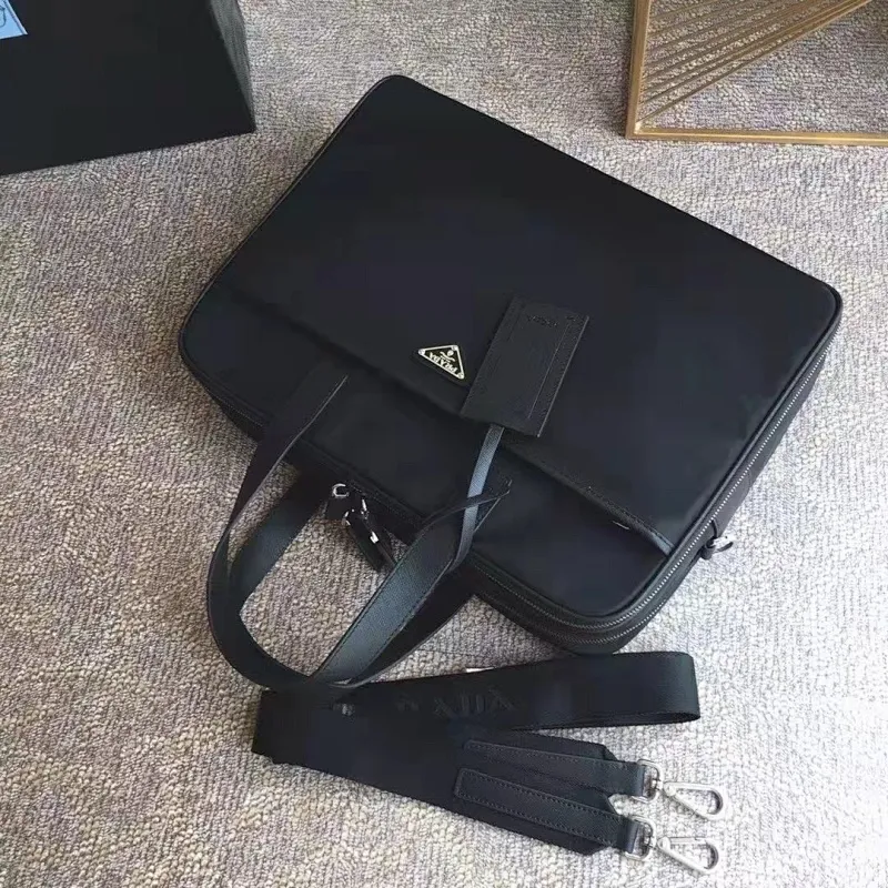 All categories 💚 Top version men’s bag 💚 PRADA 2023 official latest version PRADA briefcase
