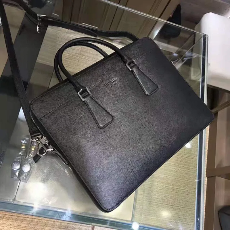 All Categories 💚 Top Version Men’s Bags 💚 PRADA 2026 Official Latest Version Prada Briefcase