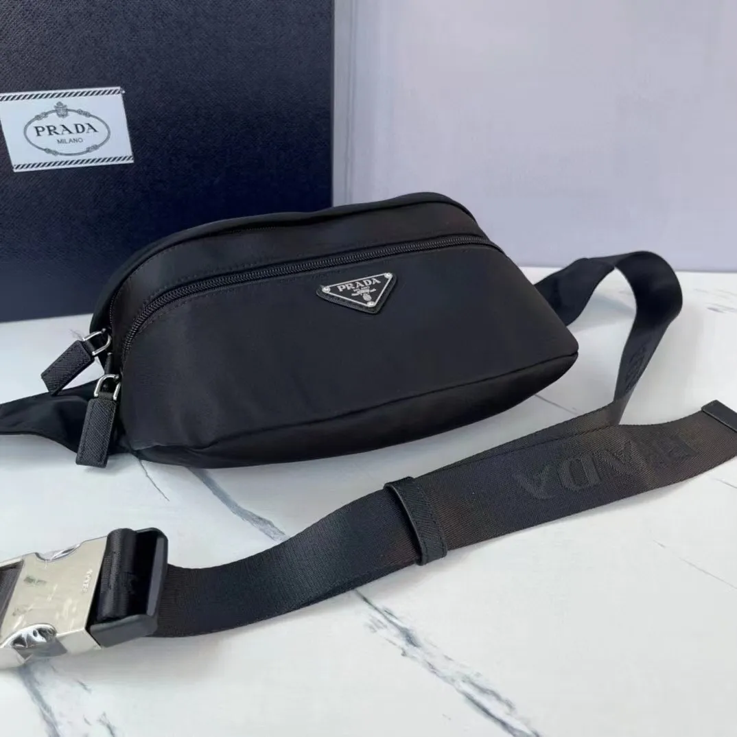 All Categories 💚 Top Version Men’s Bags 💚 PRADA 2023 Official Latest Version PRADA Belt Bag