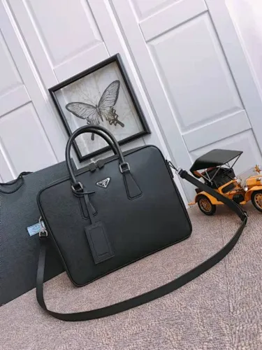 All categories 💚 Top version men’s bag 💚 PRADA 2023 official latest version PRADA briefcase