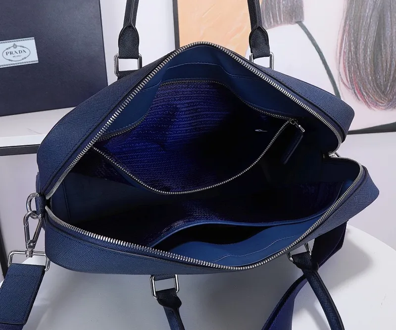 All categories 💚 Top version men’s bag 💚 PRADA 2023 official latest version PRADA briefcase