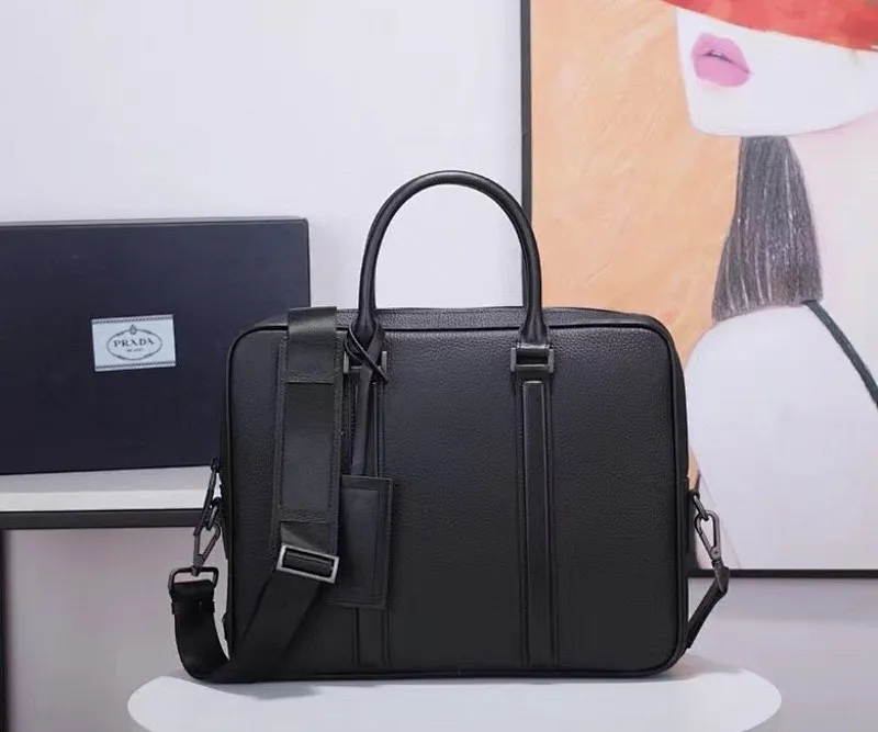 All categories 💚 Top version men’s bag 💚 PRADA 2023 official latest version PRADA briefcase