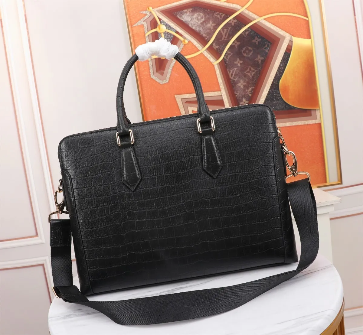 All Categories 💚 Top Version Men’s Bags 💚 PRADA 2023 New Prada Briefcase