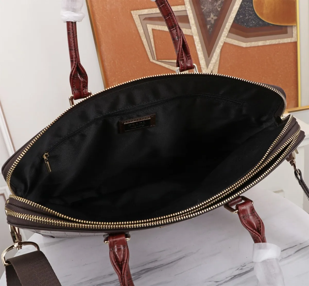 All Categories 💚 Top Version Men’s Bags 💚 PRADA 2023 New Prada Briefcase
