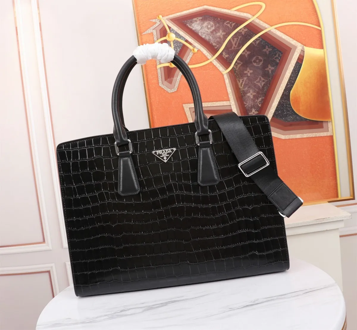All Categories 💚 Top Version Men’s Bags 💚 PRADA 2023 New Prada Briefcase