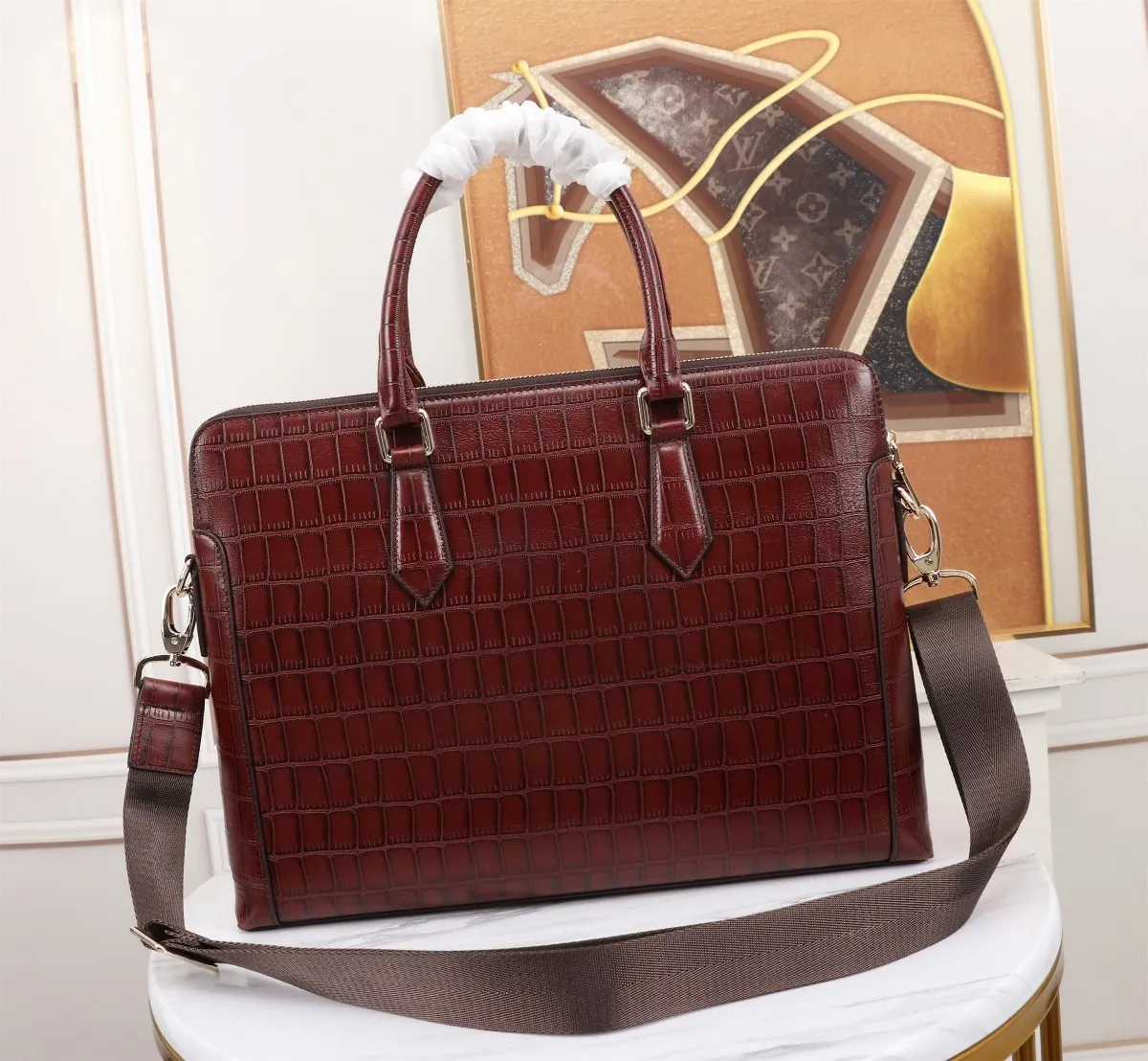 All Categories 💚 Top Version Men’s Bags 💚 PRADA 2023 New Prada Briefcase
