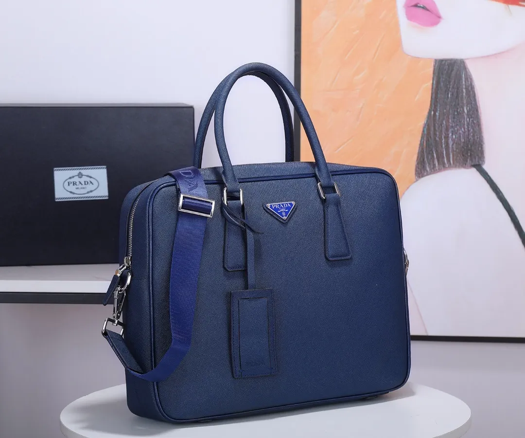 All categories 💚 Top version men’s bag 💚 PRADA 2023 official latest version PRADA briefcase