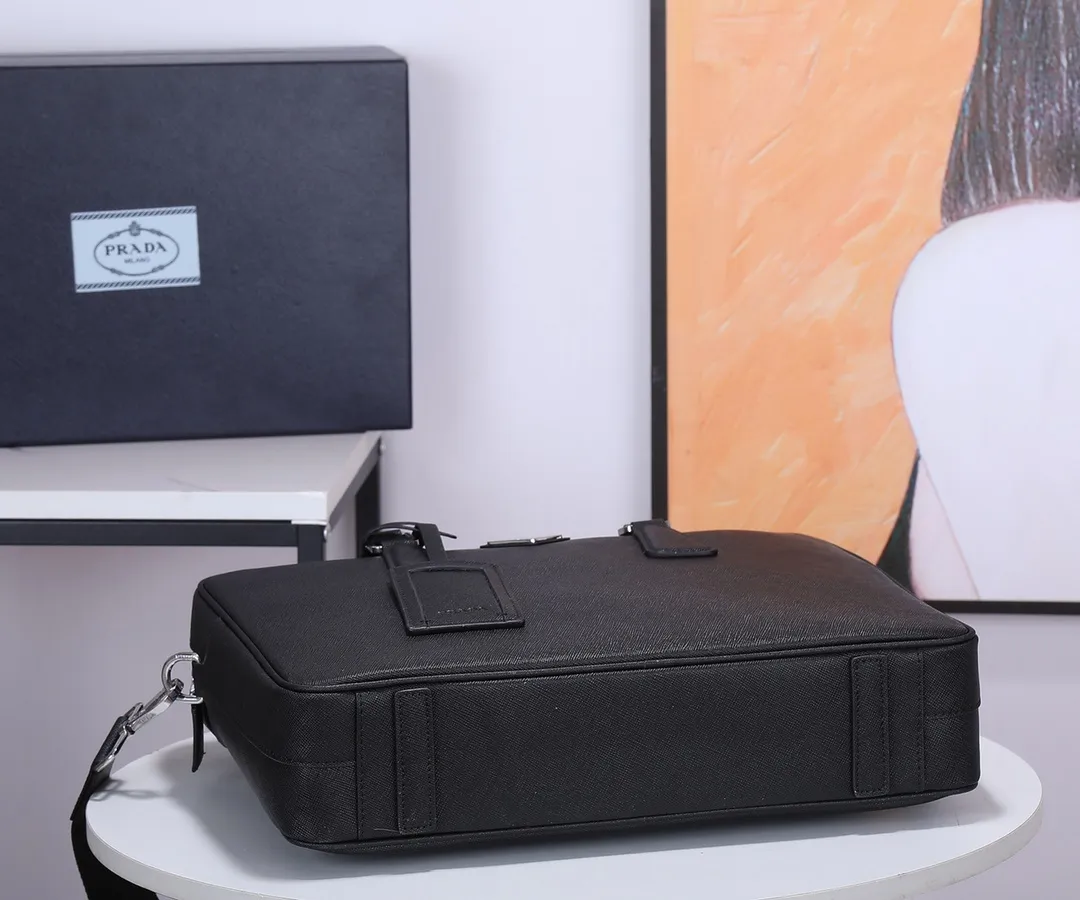 All categories 💚 Top version men’s bag 💚 PRADA 2023 official latest version PRADA briefcase