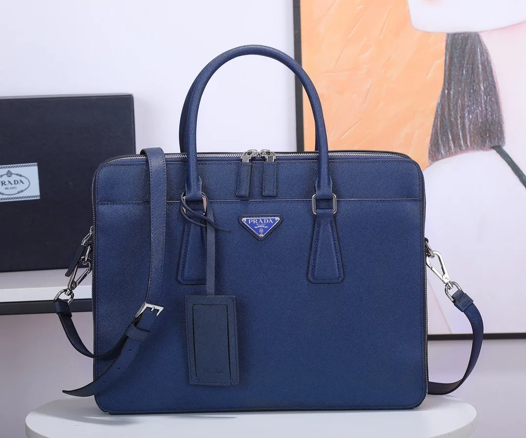 All categories 💚 Top version men’s bag 💚 PRADA 2023 official latest version PRADA briefcase