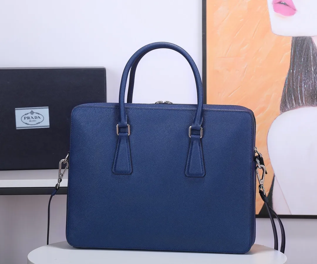 All categories 💚 Top version men’s bag 💚 PRADA 2023 official latest version PRADA briefcase