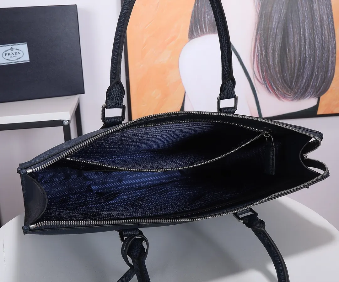 All categories 💚 Top version men’s bag 💚 PRADA 2023 official latest version PRADA briefcase
