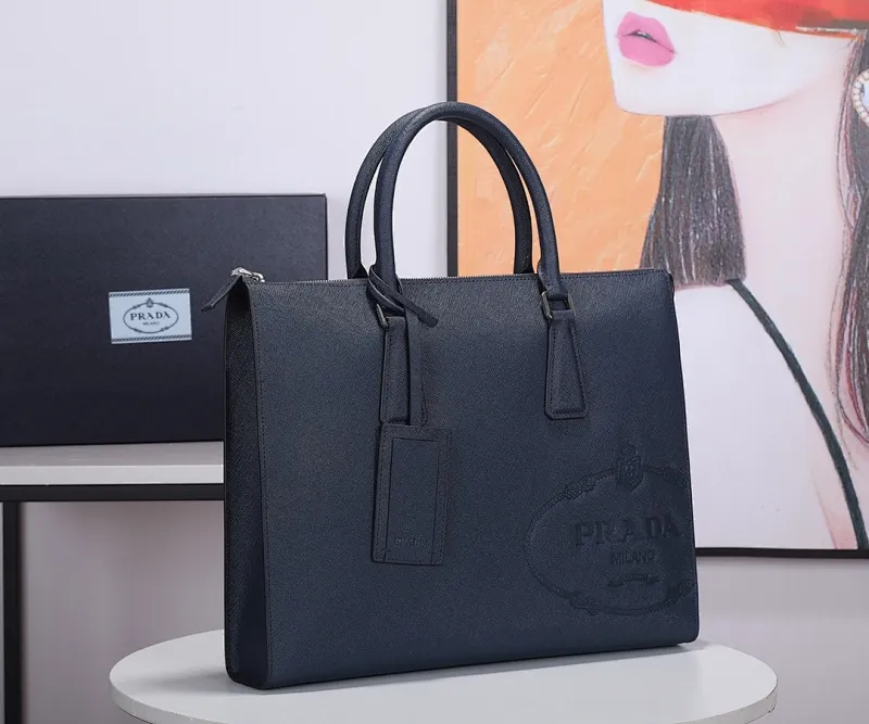 All categories 💚 Top version men’s bag 💚 PRADA 2023 official latest version PRADA briefcase
