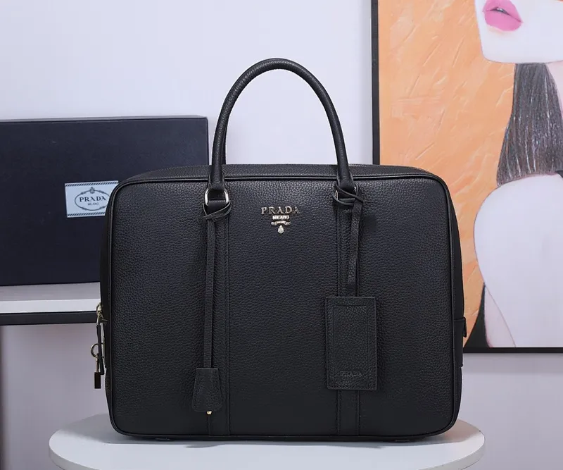 All categories 💚 Top version men’s bag 💚 PRADA 2023 official latest version PRADA briefcase