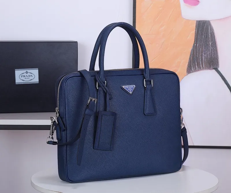 All categories 💚 Top version men’s bag 💚 PRADA 2023 official latest version PRADA briefcase