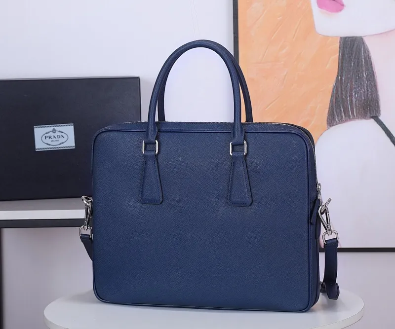 All categories 💚 Top version men’s bag 💚 PRADA 2023 official latest version PRADA briefcase