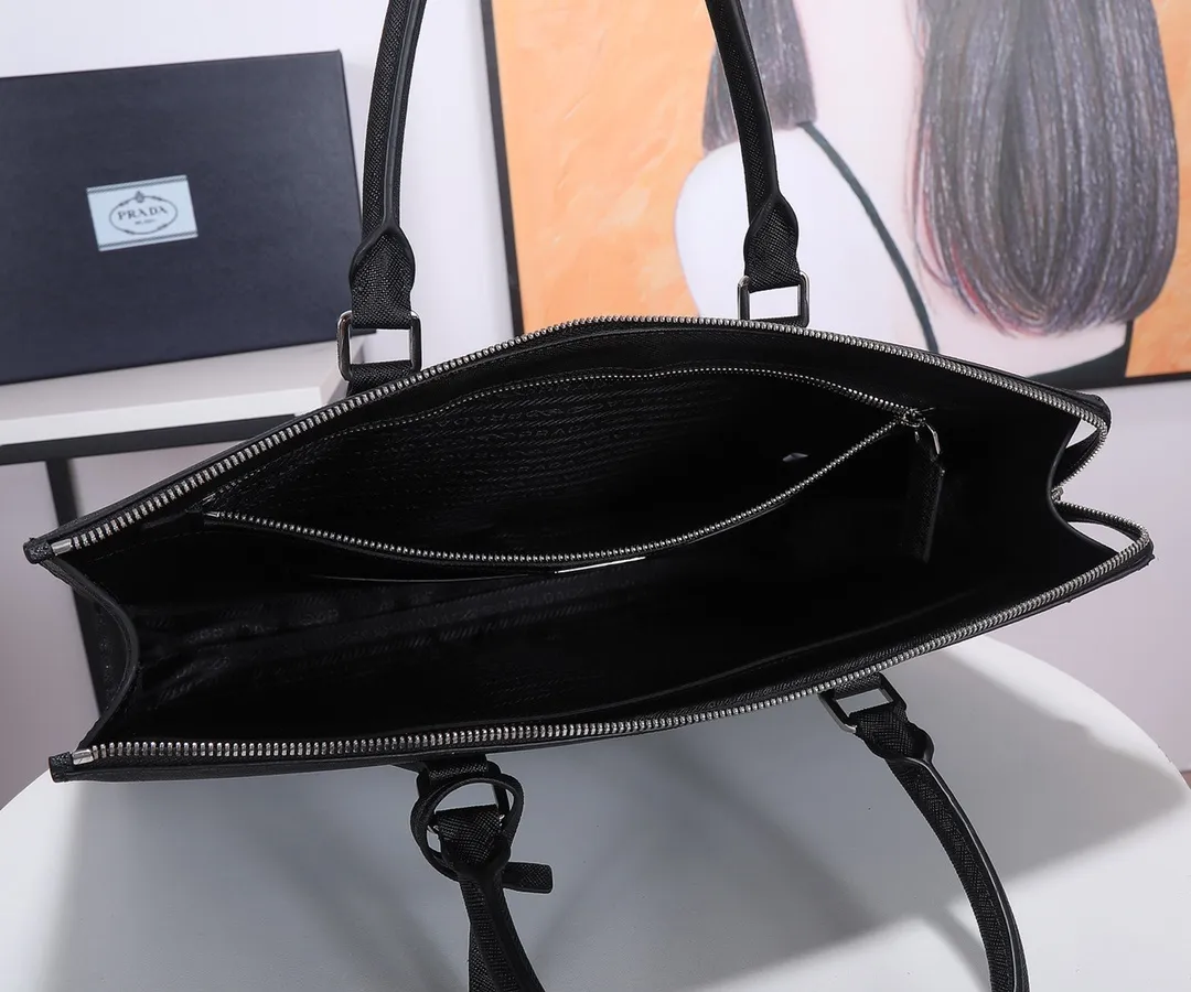 All categories 💚 Top version men’s bag 💚 PRADA 2023 official latest version PRADA briefcase