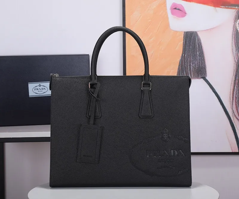 All categories 💚 Top version men’s bag 💚 PRADA 2023 official latest version PRADA briefcase