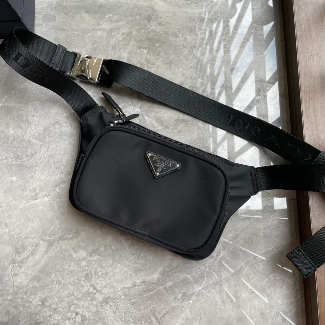 All Categories 💚 Top Version Men’s Bags 💚 PRADA 2023 Official Latest Version PRADA Belt Bag