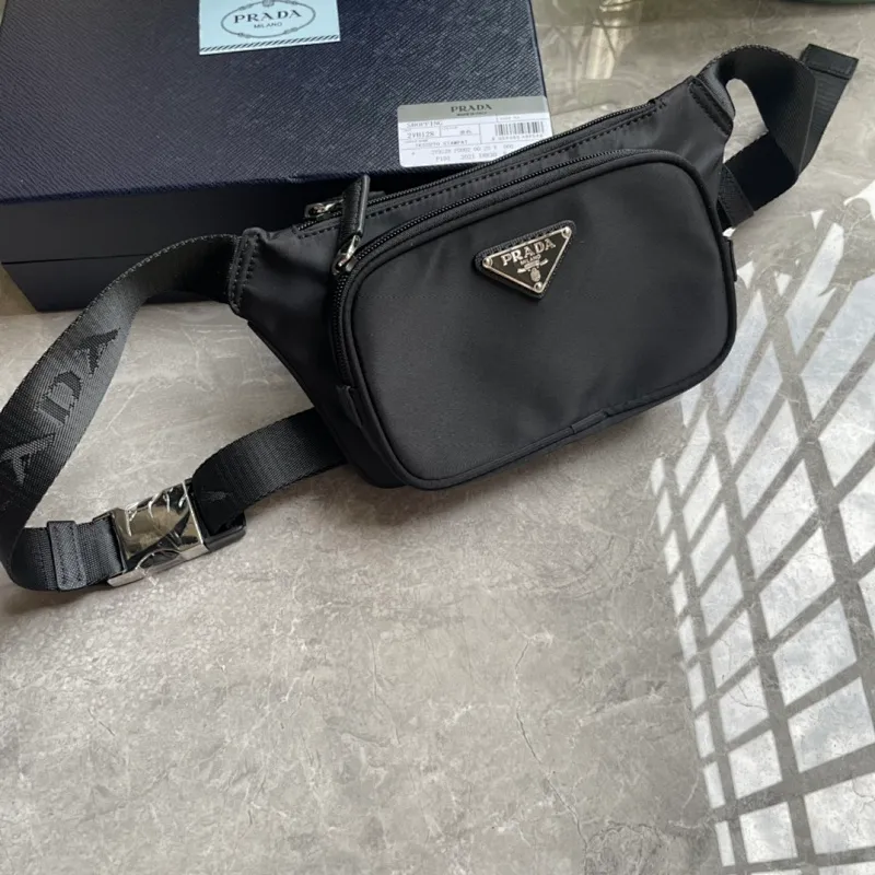 All Categories 💚 Top Version Men’s Bags 💚 PRADA 2023 Official Latest Version PRADA Belt Bag