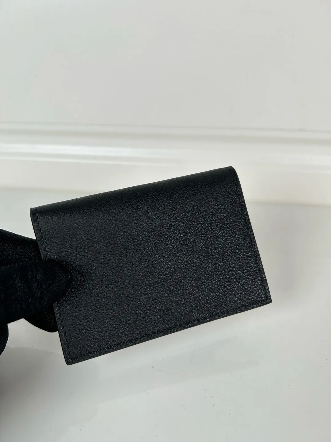 💰320, P Home ➡️ Unisex small card holder, black, model: 1MF028, original quality, imported deerskin texture, 2 card slots, can hold multiple cards, size 10×7cm, actual shot, what you see is what you get