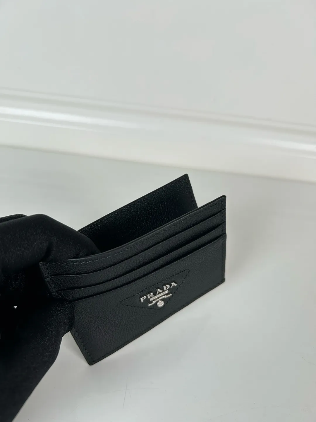 💰300 P Home➡️Men’s upgraded deerskin card holder, black, model 2MC223, best-selling model on behalf of purchase, great gift
